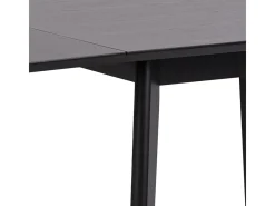 Mesa de comedor Roxby incluye 1 plato adicional de 40 cm en color negro.