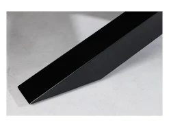 Mesa de comedor SOLARA – Madera de pino reciclado barnizado y metal negro – 240 cm – Estilo industrial