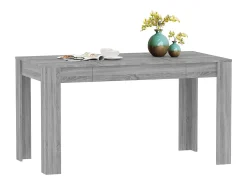 Mesa de comedor Sonoma gris 140x74,5x76 cm Madera de ingeniería