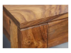 Mesa de comedor TAVINA – Rectangular 120 cm – Madera maciza – Estilo rústico