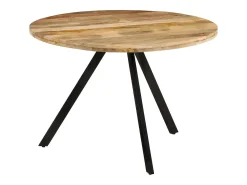 Mesa de comedor 110x75 cm Madera maciza de mango