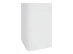 Mesa de comedor 106x106x77 cm blanca redonda