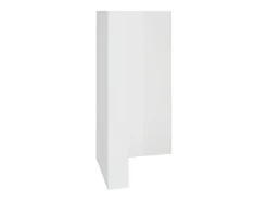 Mesa de comedor 106x106x77 cm blanca redonda