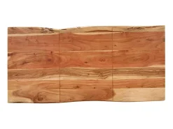 Mesa de comedor 140x70x76 cm Madera maciza de acacia