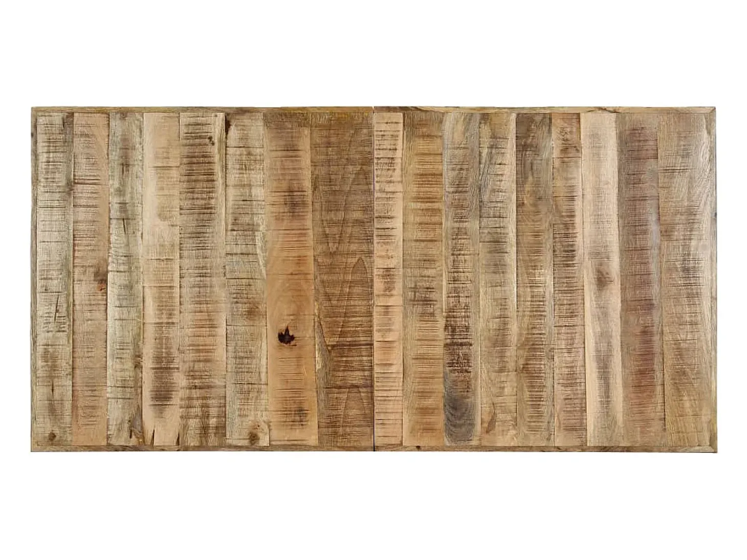 Mesa de comedor 140x70x75 cm Madera maciza de mango en bruto