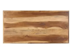 Mesa de comedor 120x60x75 cm Madera acabado miel