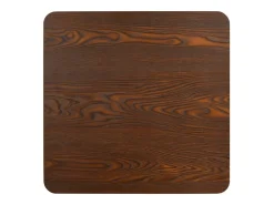 Mesa de jardín bistró MDF marrón oscuro 60x60 cm