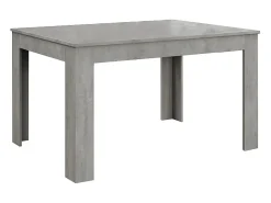Mesa de madera acabado gris cemento, extensible 140×90-220×90 cm - LIPARI