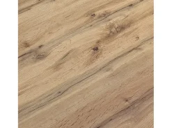 Mesa de madera, efecto roble, base antracita,largo 160x90-240x90cm - CARRARA
