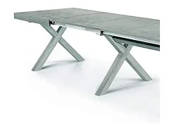 Mesa de madera extensible Beton 180x100 cm - 480x100 cm - GALLIPOLI