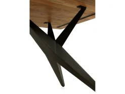 Mesa de madera maciza de acacia 200x100