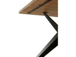 Mesa de madera maciza de acacia 200x100