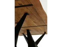 Mesa de madera maciza de acacia 200x100