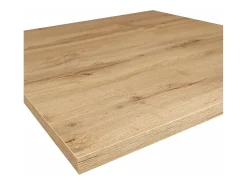 Mesa de pie 70 x 70 cm - modelo Bazila armadura roble