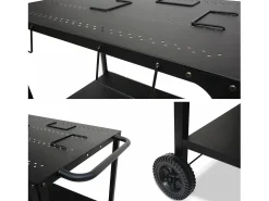 Mesa de plancha modular negro