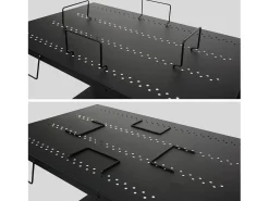 Mesa de plancha modular negro