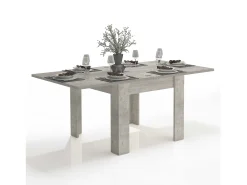 Mesa diseño extensible en forma de libro 90-180 x 90 cm comedor Jesi Style