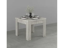 Mesa diseño extensible en forma de libro 90-180 x 90 cm comedor Jesi Style
