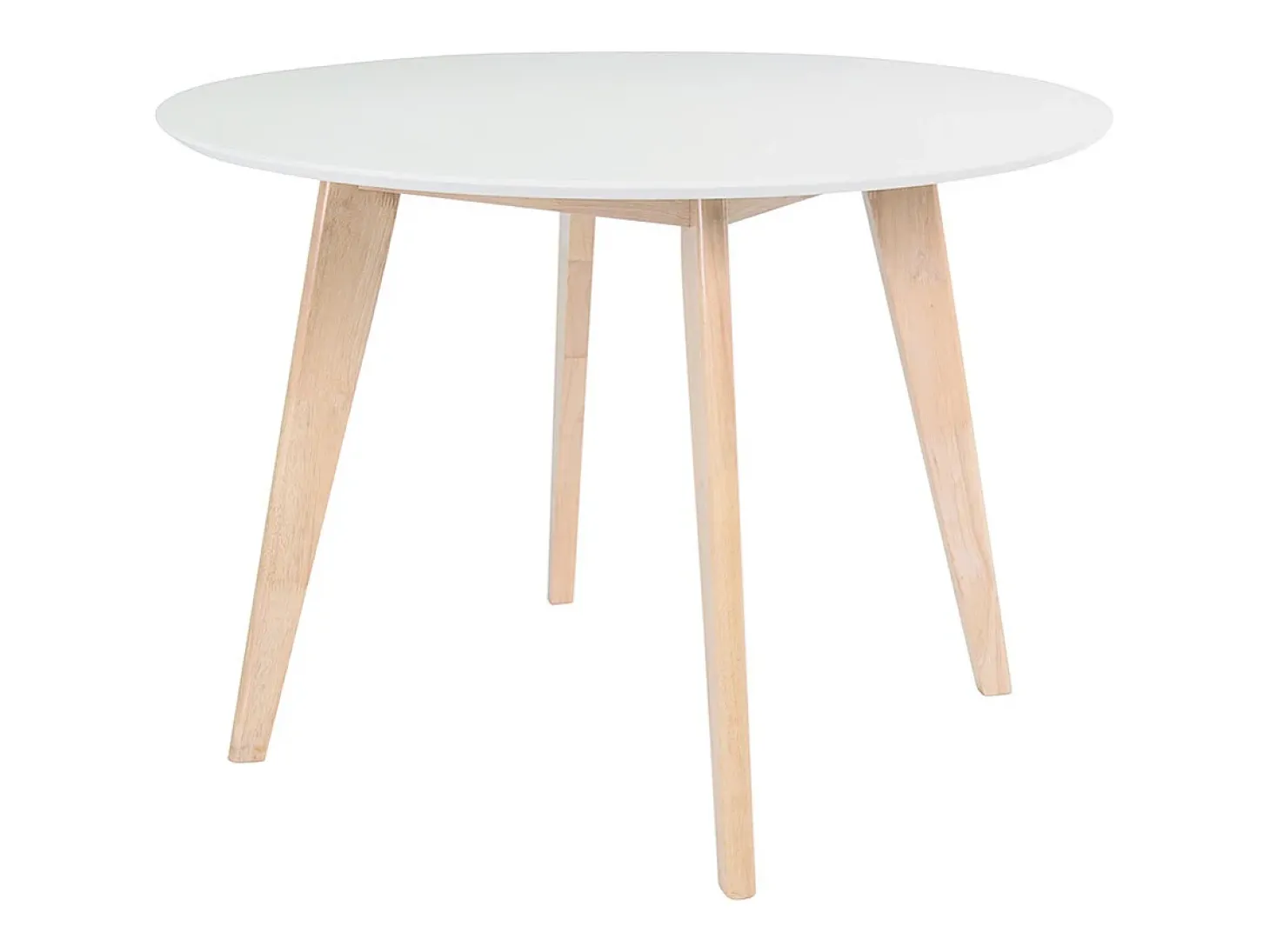 Mesa diseño madera y blanco D100 LEENA