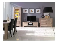 Mesa extensible 180-220 cm - Colección ROMI - roble claro