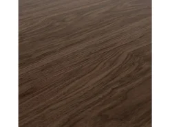 Mesa extensible Bidy de 8 a 20 plazas L 180 a 440 cm madera oscura y estructura de metal antracita