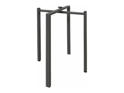 Mesa extensible cuadrada pequeña 90x90/246 cm Konta-Color Marrón