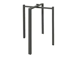 Mesa extensible cuadrada pequeña 90x90/246 cm Ribo-Color Natural