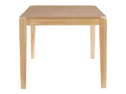 Mesa extensible de contrachapado de fresno y madera de caucho 150-180 cm BOLLY
