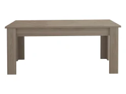Mesa extensible de madera de olmo 140-190 x 90 cm comedor Helmi