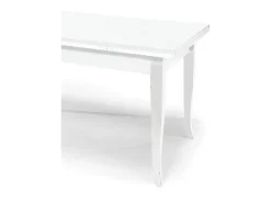 Mesa extensible de madera blanca 100x70 - 180x70 cm - SANTA CROCE