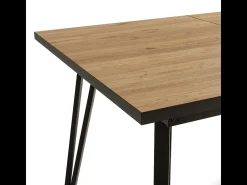 Mesa extensible de roble para 6 personas 140/180x90 cm