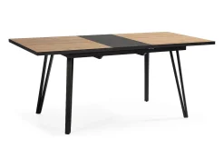 Mesa extensible de roble para 6 personas 140/180x90 cm