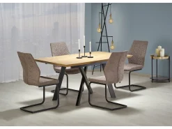 Mesa extensible de roble para 6/8 personas