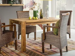Mesa extensible en madera maciza de roble Ritza de 180 a 230 cm