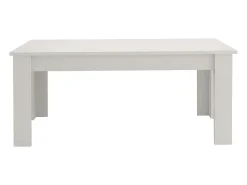 Mesa extensible madera blanca 140-190 x 90 cm salón comedor Jesi Hout