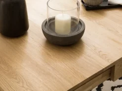 Mesa extensible Marko de madera maciza de roble de 160 a 200 cm