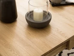 Mesa extensible Marko de madera maciza de roble de 160 a 200 cm