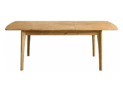 Mesa extensible Marzo de madera maciza de roble de 160 a 210 cm