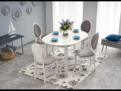 Mesa extensible para 4/6 personas 102/142x102 cm