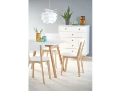 Mesa extensible para 4/6 personas 102/142x102 cm