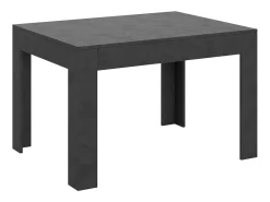 Mesa extensible 90x120/180 cm Bibi Antracita Espatulado