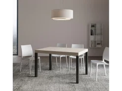 Mesa extensible 120/224x90 cm Everyday cachemira patas antracita
