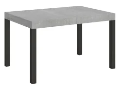 Mesa extensible 140/400x90 cm Everyday cemento patas antracita