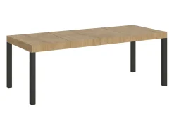Mesa extensible 180/284x90 cm Everyday Premium roble natural patas antracita