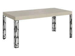 Mesa extensible 90x200/304 cm Ghibli Cachemira estructura Antracita