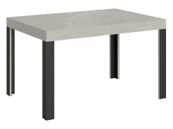 Mesa extensible 90x120/224 cm Linea Cachemira estructura Antracita
