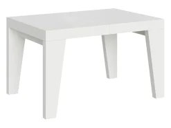 Mesa extensible 130/390x90 cm Naxy fresno blanco