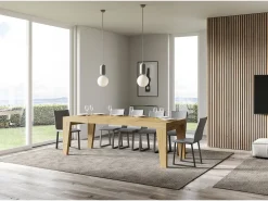 Mesa extensible 90x140/400 cm Naxy Premium Roble Natural