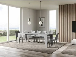 Mesa extensible 140/400x90 cm Naxy cemento