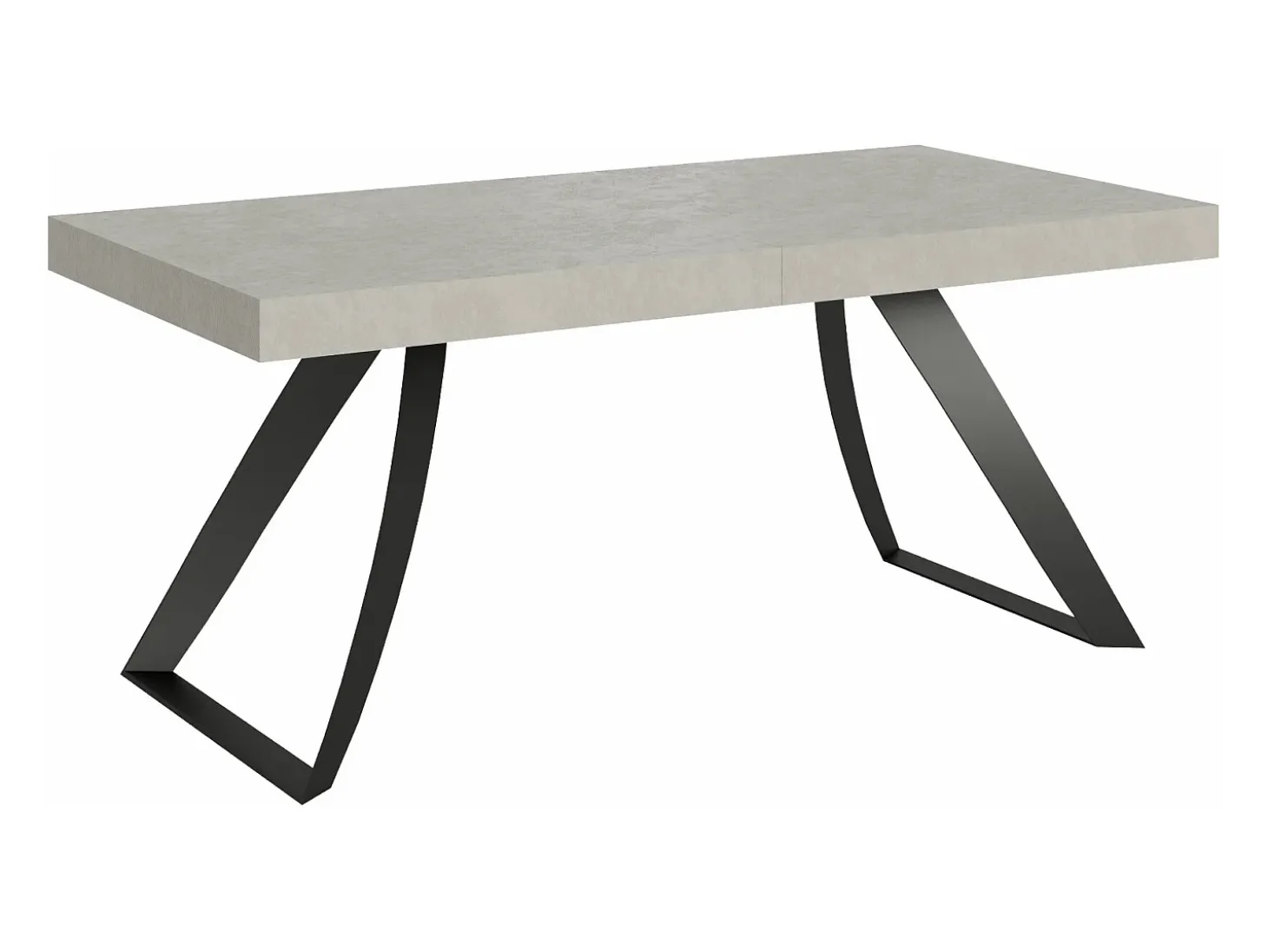 Mesa extensible 90x200/304 cm Proxy Cachemira estructura Antracita